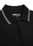 PIQUE STRIPES REGULAR Black Polo T-shirt