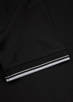 PIQUE STRIPES REGULAR Black Polo T-shirt