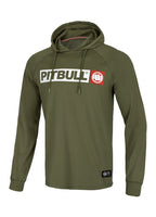 Hooded Longsleeve Heavyweight Spandex HILLTOP Olive - Pitbull West Coast  UK Store