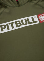 Hooded Longsleeve Heavyweight Spandex HILLTOP Olive - Pitbull West Coast  UK Store