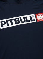Hooded Longsleeve Heavyweight Spandex HILLTOP Dark Navy - Pitbull West Coast  UK Store