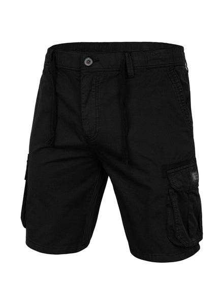 ARAGON Black Cargo Shorts