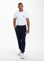 TRACK PANTS SMALL LOGO DARK NAVY - Pitbull West Coast International Store 