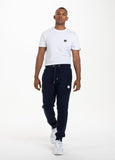 TRACK PANTS SMALL LOGO DARK NAVY - Pitbull West Coast International Store 
