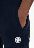 TRACK PANTS SMALL LOGO DARK NAVY - Pitbull West Coast International Store 