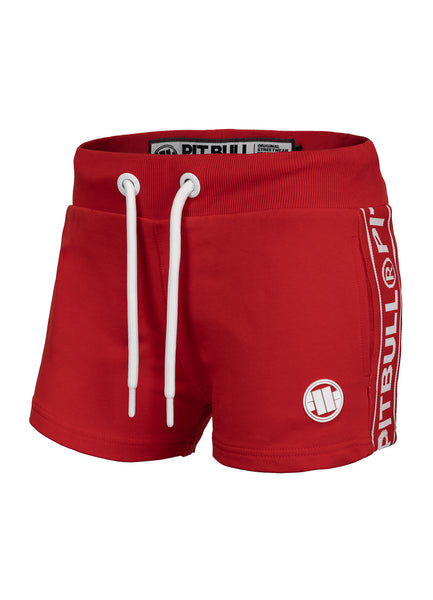 Women's shorts GLORIA French Terry Red - Pitbull West Coast International Store 