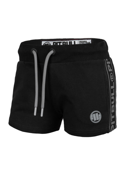 Women's shorts GLORIA French Terry Black - Pitbull West Coast International Store 