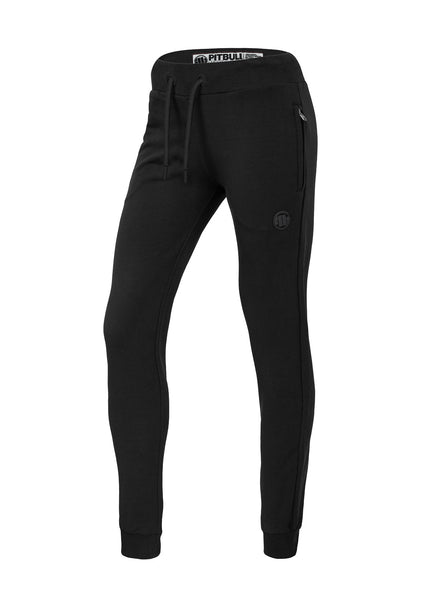 Women's Track Pants ELEANOR French Terry Black - Pitbull West Coast International Store 