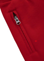 Women's Jogging Pants SMALL LOGO Red - pitbullwestcoast