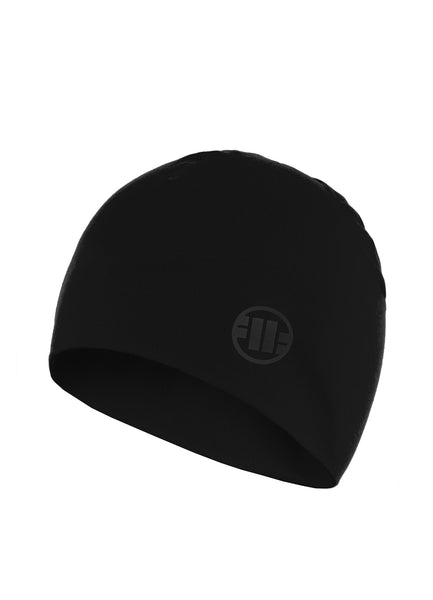 SMALL LOGO 2 All Black Compression Beanie