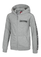 Kid's Hooded ZIP DANDRIDGE Grey Melange