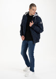 Quilted Hooded Jacket WINCHESTER Dark Navy - Pitbull West Coast  UK Store