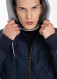 Quilted Hooded Jacket WINCHESTER Dark Navy - Pitbull West Coast  UK Store
