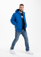 Quilted Hooded Jacket CARVER Royal Blue - Pitbull West Coast  UK Store