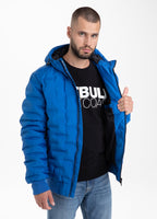 Quilted Hooded Jacket CARVER Royal Blue - Pitbull West Coast  UK Store