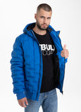 Quilted Hooded Jacket CARVER Royal Blue - Pitbull West Coast  UK Store