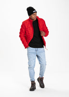 Men's Quilted Jacket Overton Red - Pitbull West Coast International Store 