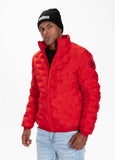 Men's Quilted Jacket Overton Red - Pitbull West Coast International Store 