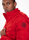 Men's Quilted Jacket Overton Red - Pitbull West Coast International Store 