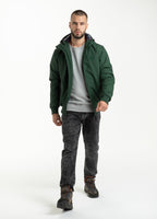 Padded Hooded Jacket HARBISON Dark Green - Pitbull West Coast  UK Store
