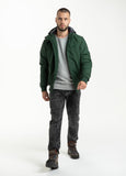Padded Hooded Jacket HARBISON Dark Green - Pitbull West Coast  UK Store