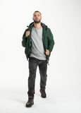 Padded Hooded Jacket HARBISON Dark Green - Pitbull West Coast  UK Store