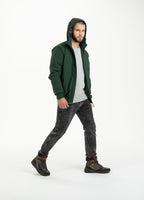 Padded Hooded Jacket HARBISON Dark Green - Pitbull West Coast  UK Store