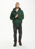 Padded Hooded Jacket HARBISON Dark Green - Pitbull West Coast  UK Store