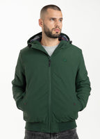 Padded Hooded Jacket HARBISON Dark Green - Pitbull West Coast  UK Store