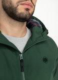 Padded Hooded Jacket HARBISON Dark Green - Pitbull West Coast  UK Store