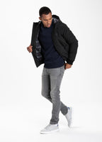 Padded Hooded Jacket Habrison Black - Pitbull West Coast International Store 