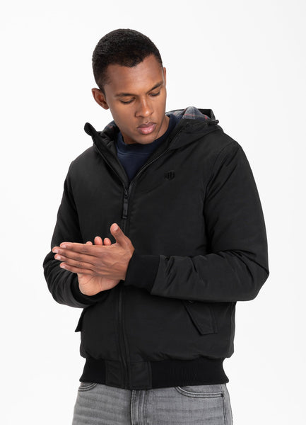 Padded Hooded Jacket Habrison Black - Pitbull West Coast International Store 