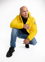 Padded Hooded Jacket Seacoast Yellow - Pitbull West Coast International Store 