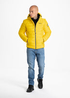 Padded Hooded Jacket Seacoast Yellow - Pitbull West Coast International Store 