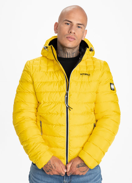 Padded Hooded Jacket Seacoast Yellow - Pitbull West Coast International Store 