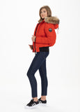 Hooded Jacket FIRETHORN Flame Red - Pitbull West Coast  UK Store