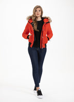 Hooded Jacket FIRETHORN Flame Red - Pitbull West Coast  UK Store