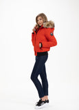 Hooded Jacket FIRETHORN Flame Red - Pitbull West Coast  UK Store