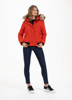 Hooded Jacket FIRETHORN Flame Red - Pitbull West Coast  UK Store