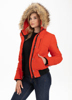 Hooded Jacket FIRETHORN Flame Red - Pitbull West Coast  UK Store