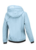 Women Hooded Nylon Jacket DAHLIA 2 Light Blue