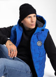 Quilted Hooded Vest Carver Royal Blue - Pitbull West Coast International Store 