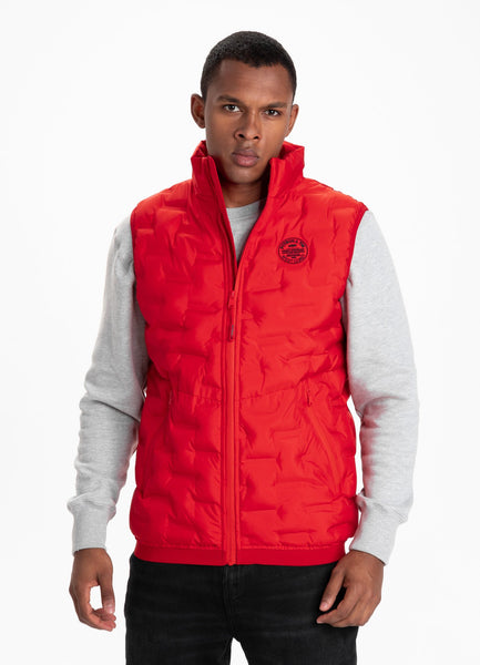 Quilted Vest Overton Red - Pitbull West Coast International Store 