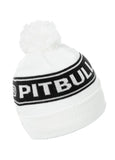 VERMEL PITBULL R Beanie White/Black.