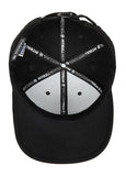 Snapback STRIPE SMALL LOGO Black - Pitbull West Coast International Store 
