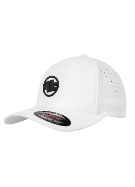 TECH LOGO White Full Cap