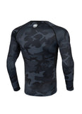 Rashguard longsleeve fitted BOXING All Black Camo - Pitbull West Coast  UK Store