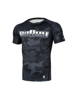 Rashguard fitted BOXING All Black Camo - Pitbull West Coast  UK Store