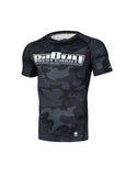 Rashguard fitted BOXING All Black Camo - Pitbull West Coast  UK Store