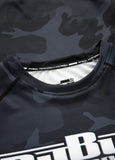 Rashguard fitted BOXING All Black Camo - Pitbull West Coast  UK Store